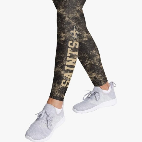 New Orleans Saints FOCO Women's Team Color Cloud Leggings - Picture 1 of 8